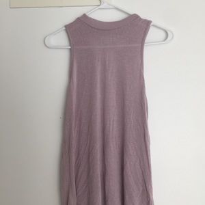 Mauve/ Nude ribbed tank top